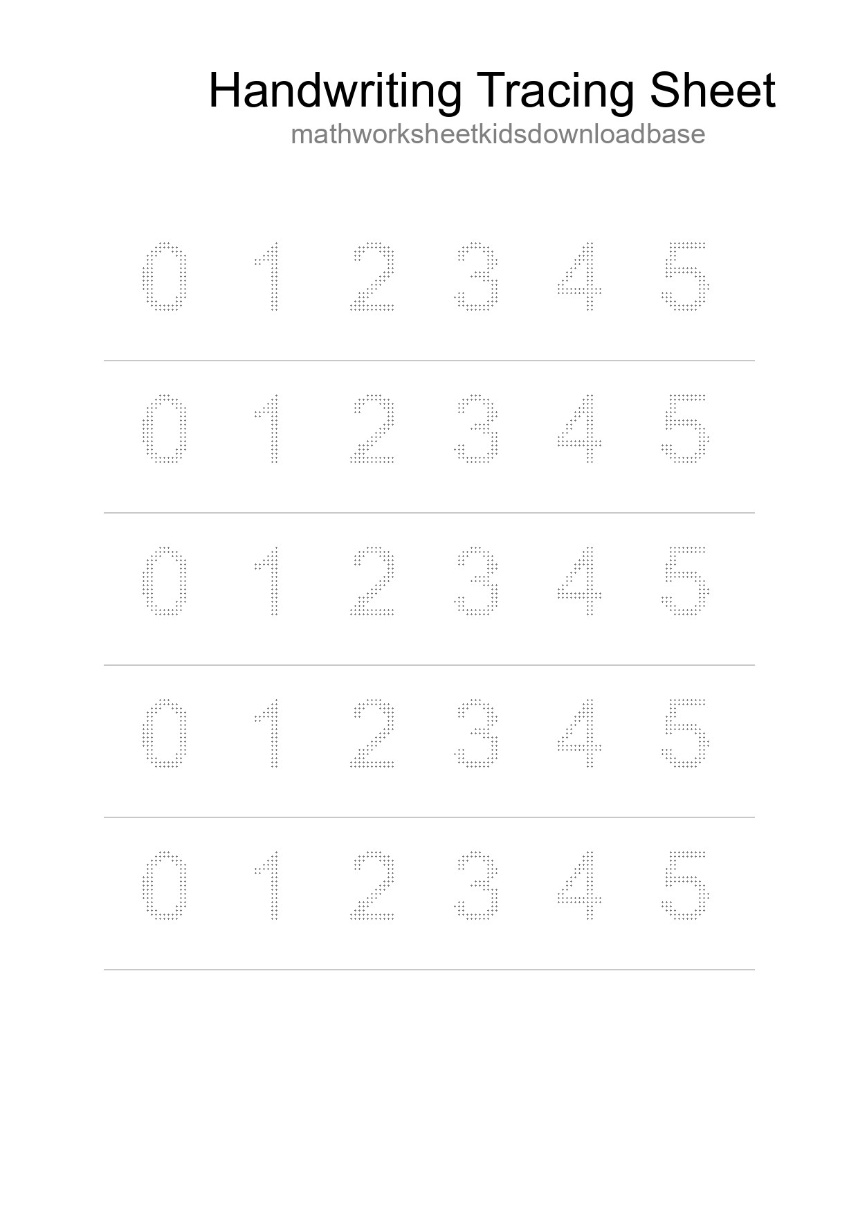 Printable Tracing Worksheet For Kids - Part 76